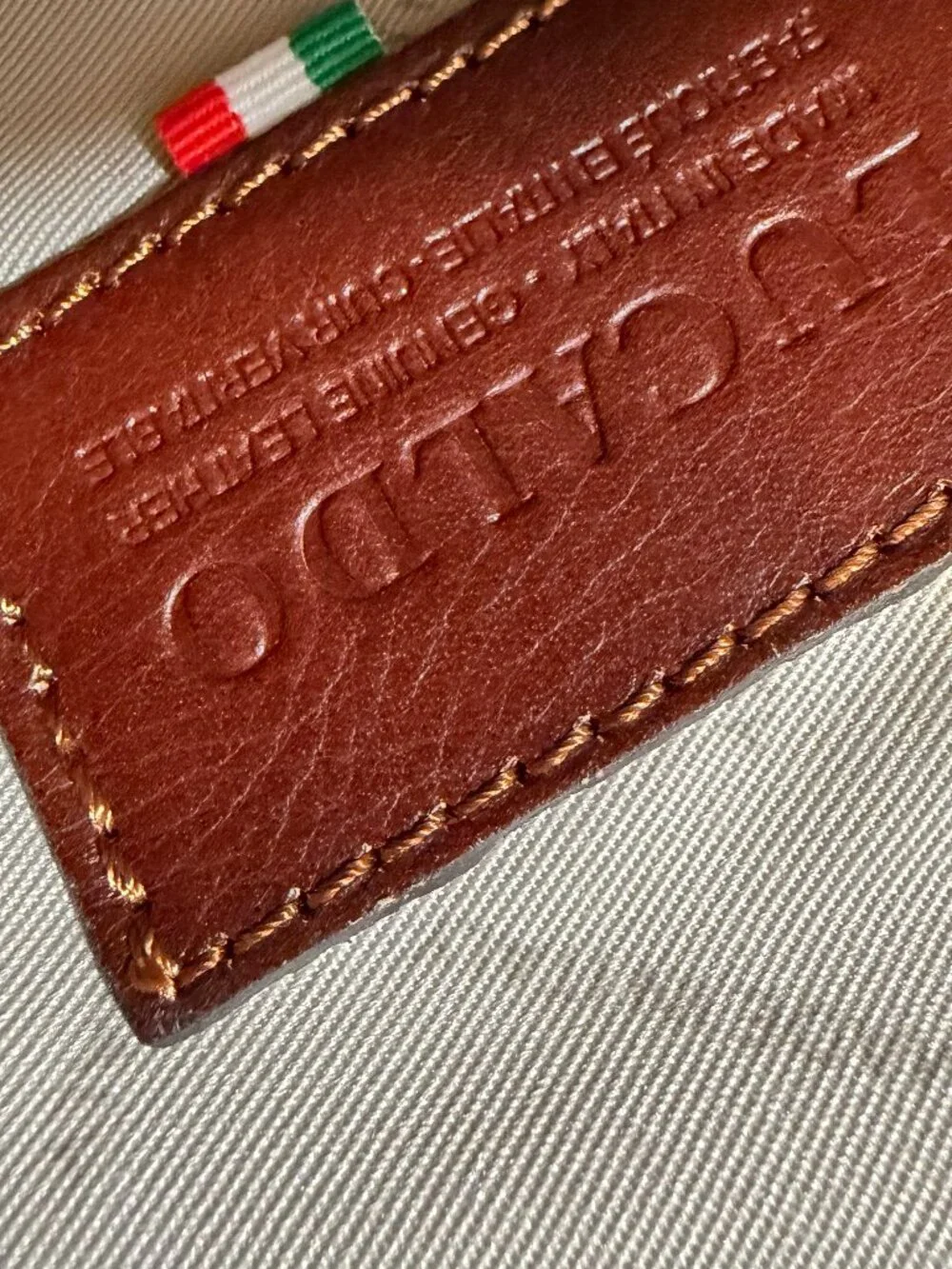 Lucaldo Made in Italy Brown Leather Messenger / Laptop Bag - Never Used 🤎
